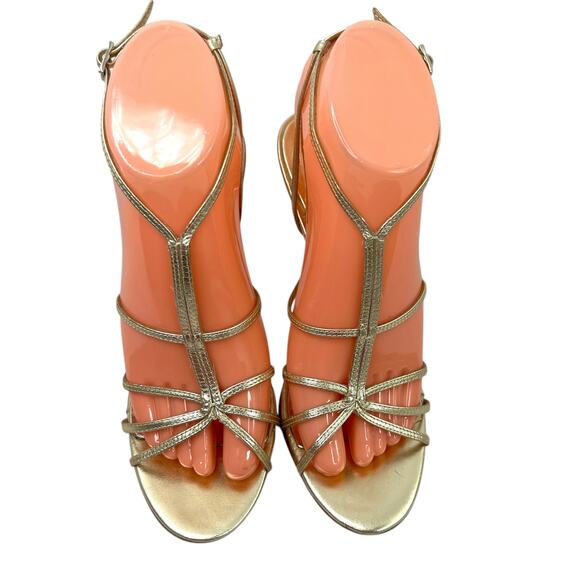 BADGLEY MISCHKA Ava II 4" Heels Patent Leather in Rose Gold Women's Size 7.5M - Picture 3 of 12